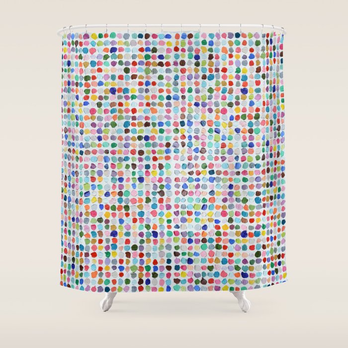 Mod Dots Shower Curtain Gallery Image 1