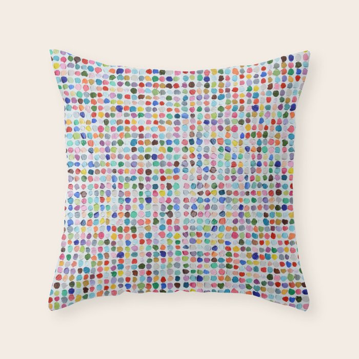 Mod Dots Throw Pillow Gallery Image 1