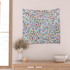 Mod Dots Wall Tapestry Gallery Image 2