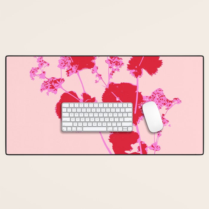 Plant based happyness lady's-mantle still life Desk Mat Gallery Image 1