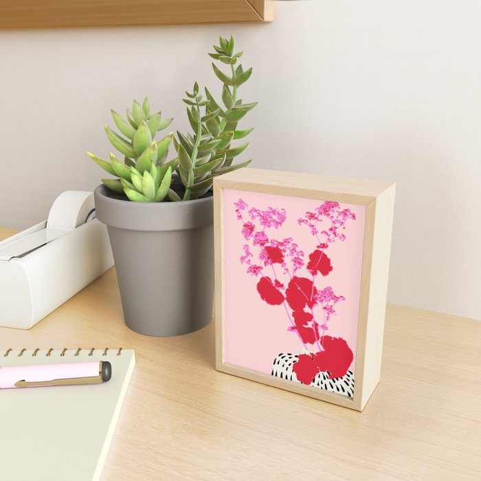 Plant based happyness lady's-mantle still life Mini Art Print Gallery Image 2