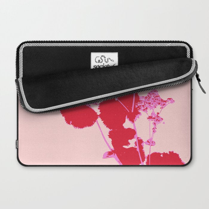 Plant based happyness lady's-mantle still life Laptop Sleeve Gallery Image 2