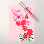 Plant based happyness lady's-mantle still life Wrapping Paper Gallery Image 1