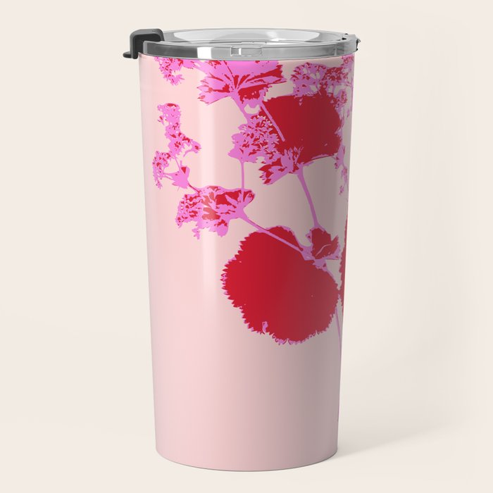 Plant based happyness lady's-mantle still life Travel Mug Gallery Image 3