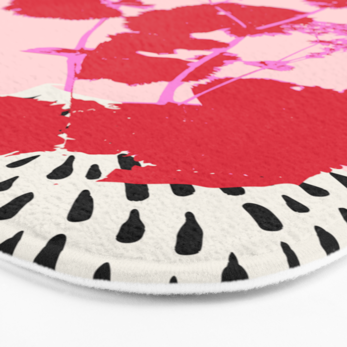 Plant based happyness lady's-mantle still life Bath Mat Gallery Image 3