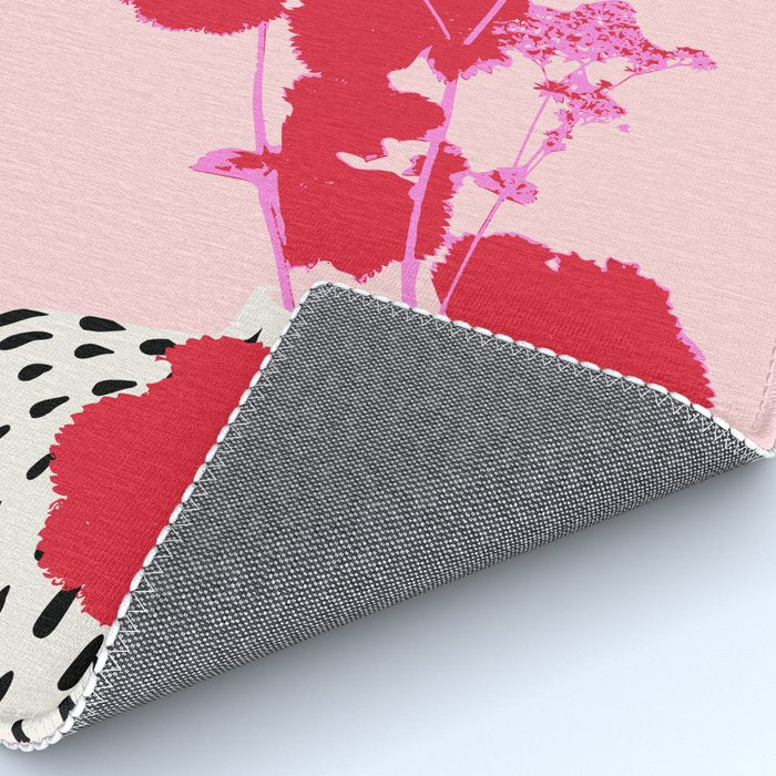 Plant based happyness lady's-mantle still life Rug Gallery Image 4