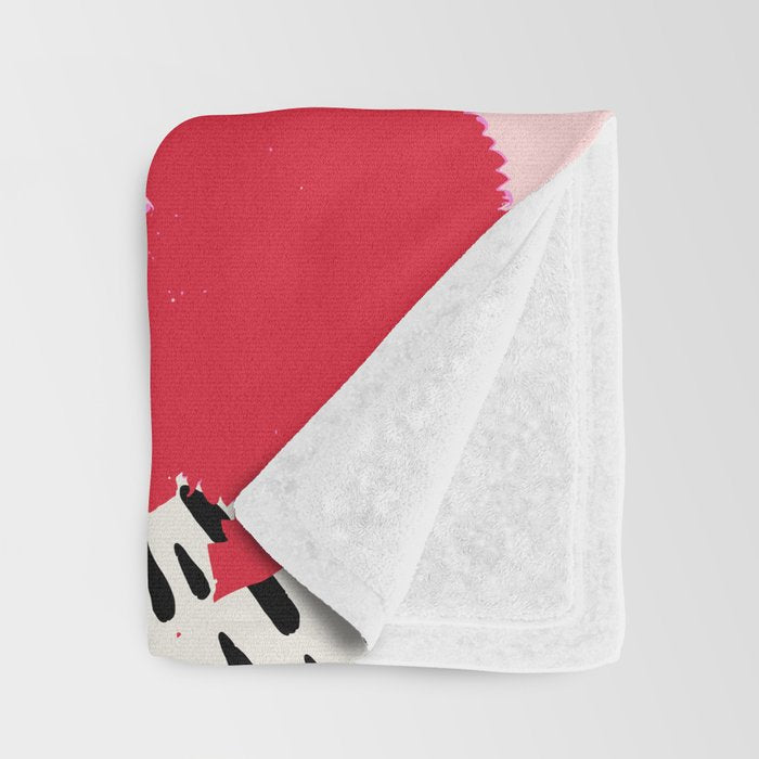 Plant based happyness lady's-mantle still life Throw Blanket Gallery Image 3