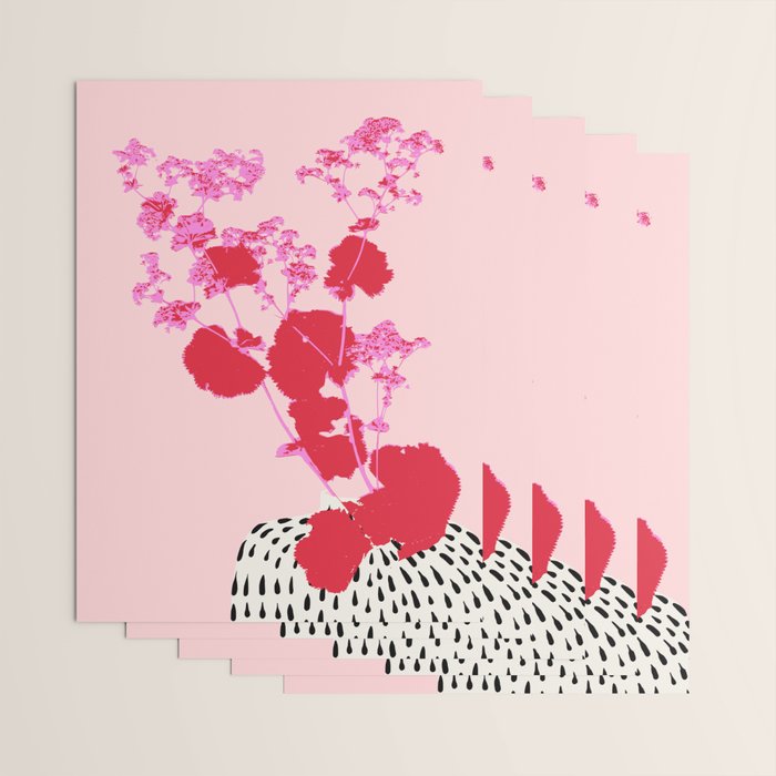 Plant based happyness lady's-mantle still life Wrapping Paper Gallery Image 3