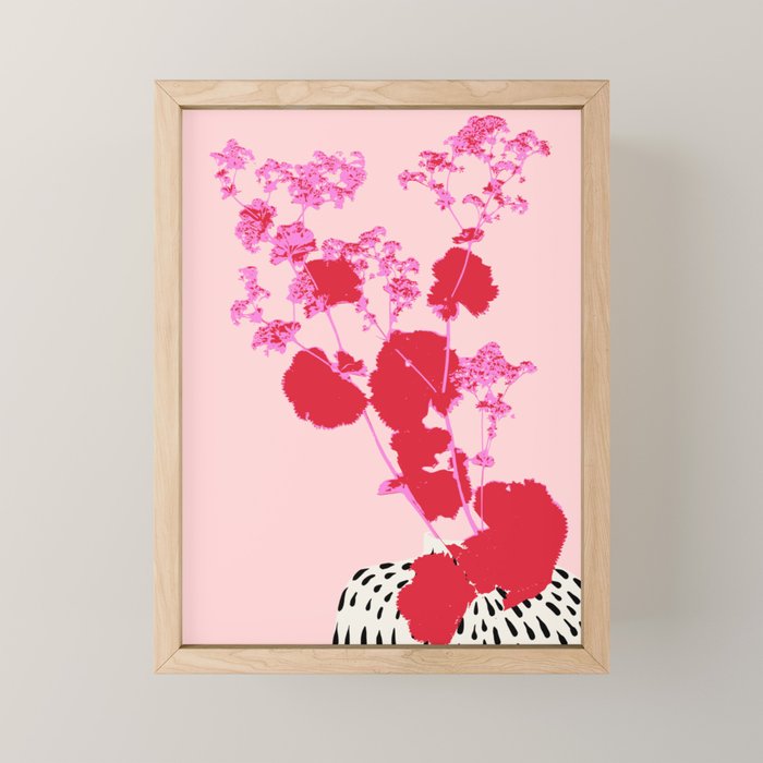 Plant based happyness lady's-mantle still life Mini Art Print Gallery Image 1