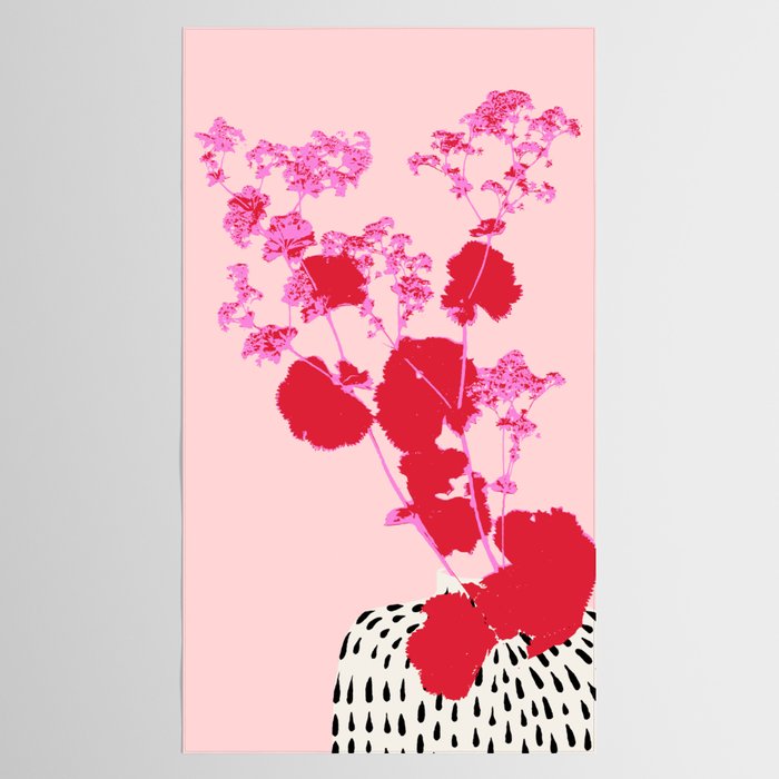 Plant based happyness lady's-mantle still life Tablecloth Gallery Image 2