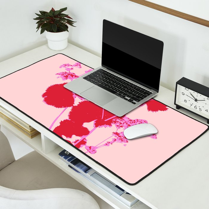 Plant based happyness lady's-mantle still life Desk Mat Gallery Image 2