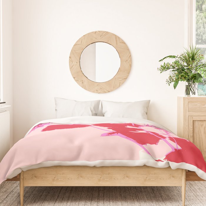 Plant based happyness lady's-mantle still life Duvet Cover Gallery Image 3