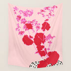 Plant based happyness lady's-mantle still life Wall Tapestry Gallery Image 4