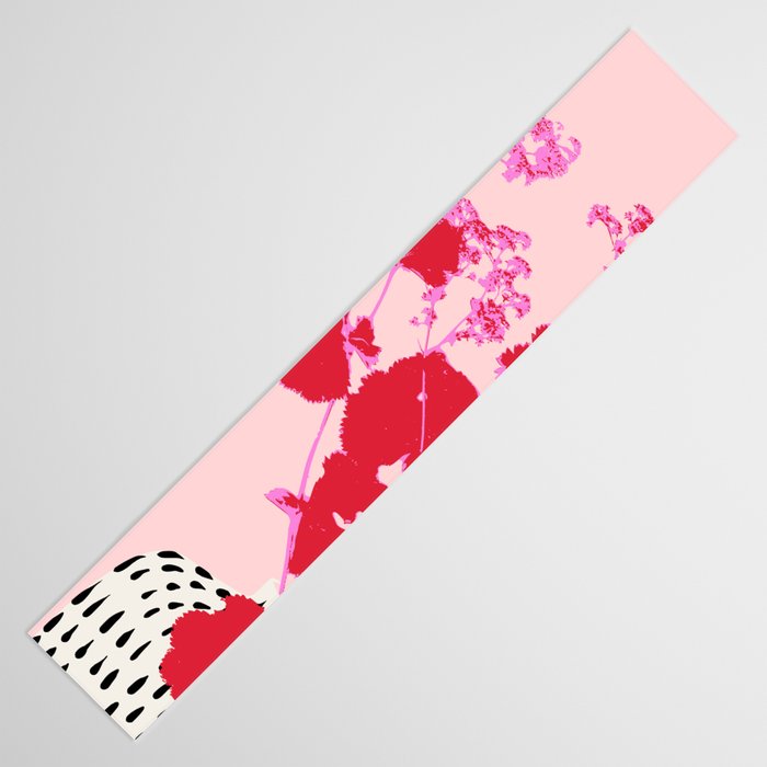 Plant based happyness lady's-mantle still life Table Runner Gallery Image 3