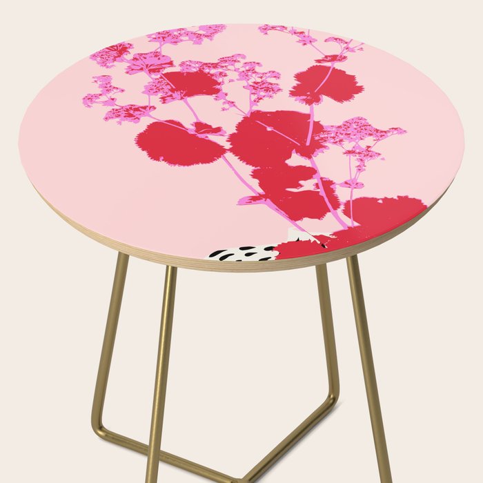 Plant based happyness lady's-mantle still life Side Table Gallery Image 2