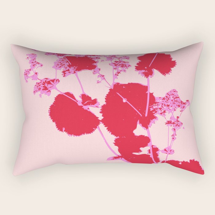 Plant based happyness lady's-mantle still life Rectangular Pillow Gallery Image 2