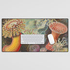 Ernst Haeckel Sea Anemones Vintage Illustration Desk Mat Gallery Image 1
