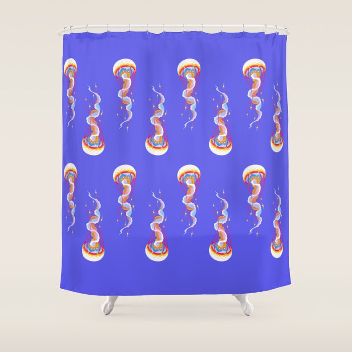 Jellyfish Shower Curtain Gallery Image 1