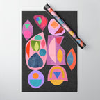 Midnight Mirror Wrapping Paper Gallery Image 1