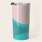 pink skies & surf Travel Mug Gallery Image 3