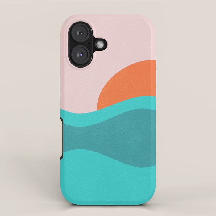 pink skies & surf iPhone Case Gallery Image 1