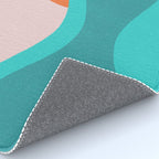 pink skies & surf Rug Gallery Image 4