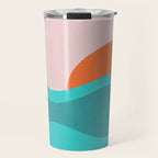 pink skies & surf Travel Mug Gallery Image 1