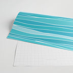 Blue Ocean Waves Wrapping Paper Gallery Image 2