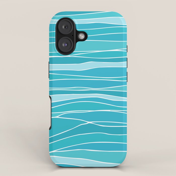 Blue Ocean Waves iPhone Case Gallery Image 1