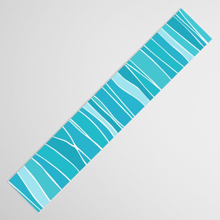 Blue Ocean Waves Table Runner Gallery Image 3