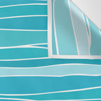 Blue Ocean Waves Wall Tapestry Gallery Image 3