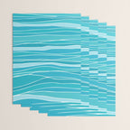 Blue Ocean Waves Wrapping Paper Gallery Image 3