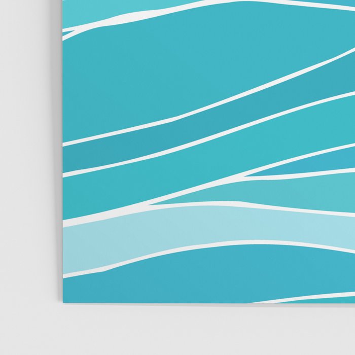 Blue Ocean Waves Poster Gallery Image 3