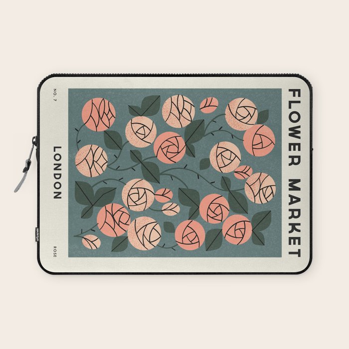 Flower Market No. 7 Laptop Sleeve Gallery Image 1