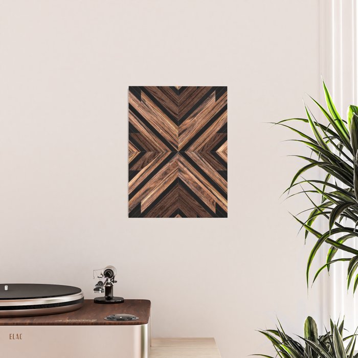 Urban Tribal Pattern No.3 - Wood Poster Gallery Image 2