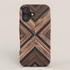Urban Tribal Pattern No.3 - Wood iPhone Case Gallery Image 1