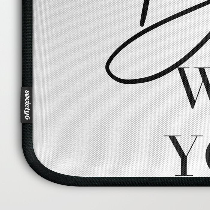 What If I Fall? Oh, but Darling, What If You Fly? Laptop Sleeve Gallery Image 3