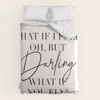 What If I Fall? Oh, but Darling, What If You Fly? Duvet Cover Gallery Image 6