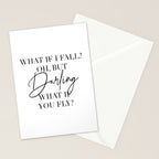 What If I Fall? Oh, but Darling, What If You Fly? Stationery Card Gallery Image 2
