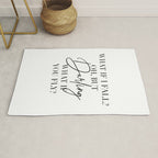 What If I Fall? Oh, but Darling, What If You Fly? Rug Gallery Image 1