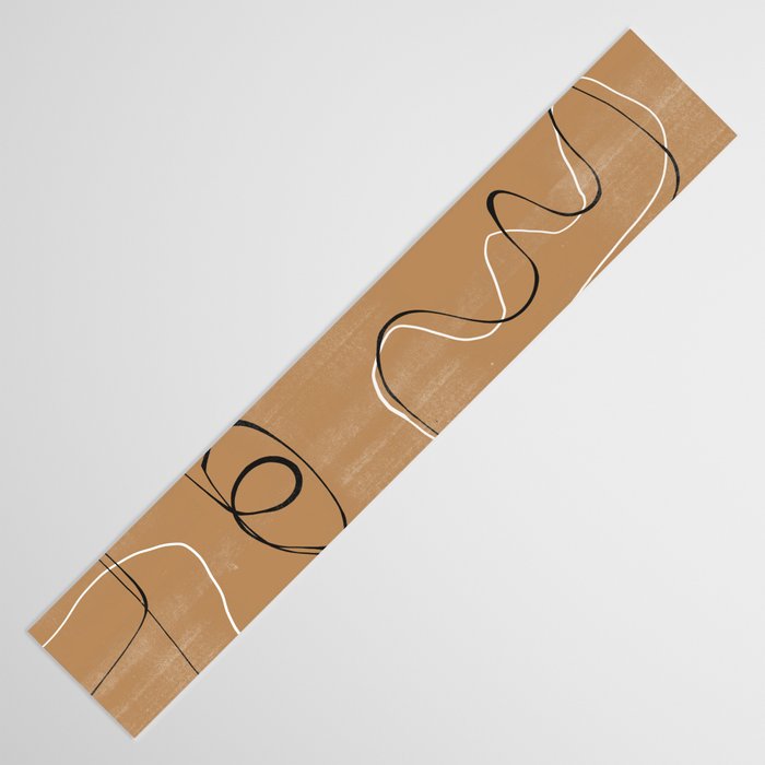 Abstract Face One Line Table Runner Gallery Image 3