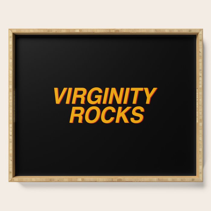 Virginity Rocks Serving Tray Gallery Image 1