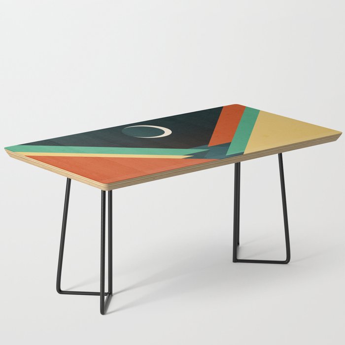 Quiet stream under crescent moon Coffee Table Gallery Image 1