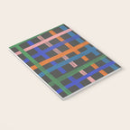 Dark plaid pattern Notebook Gallery Image 3