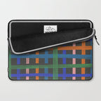 Dark plaid pattern Laptop Sleeve Gallery Image 2