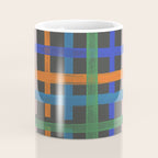 Dark plaid pattern Coffee Mug Gallery Image 4