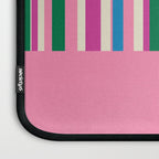 Color Block Stripes Cuff Pattern Pink Blue Green Laptop Sleeve Gallery Image 3