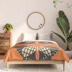 Butterflies in orange Comforter Gallery Image 3