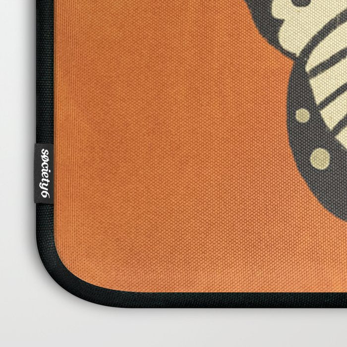 Butterflies in orange Laptop Sleeve Gallery Image 3