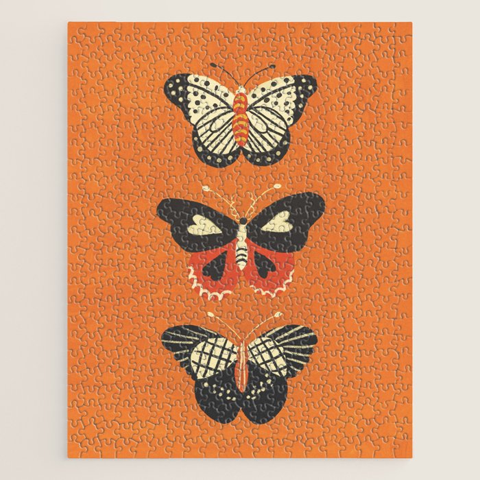 Butterflies in orange Jigsaw Puzzle Gallery Image 1